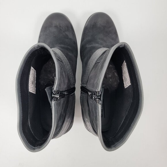 Earth Origins Lina Arlington Women's Gray Suede Ankle Boots US Size 10M NWOT - Picture 9 of 12